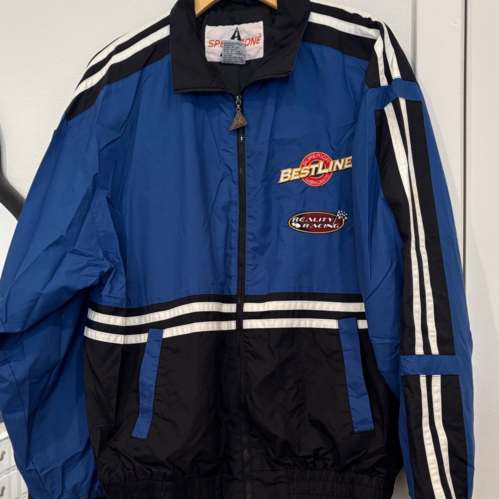 Blue and Black Racing Jacket
